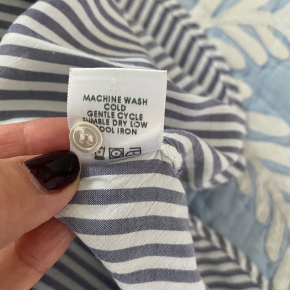 Xirena Striped Rayon Top Shirt S - Picture 4 of 5